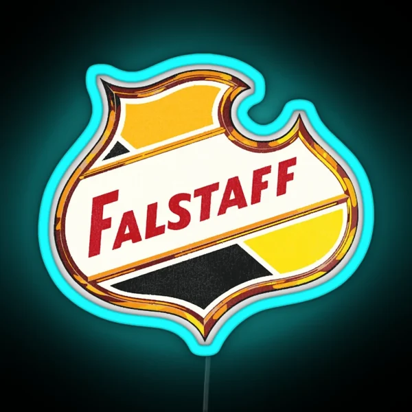 Falstaff Retro Defunct Beer RGB Neon Sign