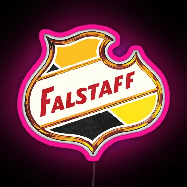 Falstaff Retro Defunct Beer RGB Neon Sign