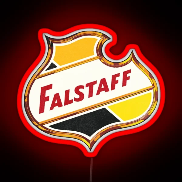 Falstaff Retro Defunct Beer RGB Neon Sign