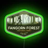 Vibrant RGB Sign Capturing Essence of Middle Earth's Ancient Enchanted Forest