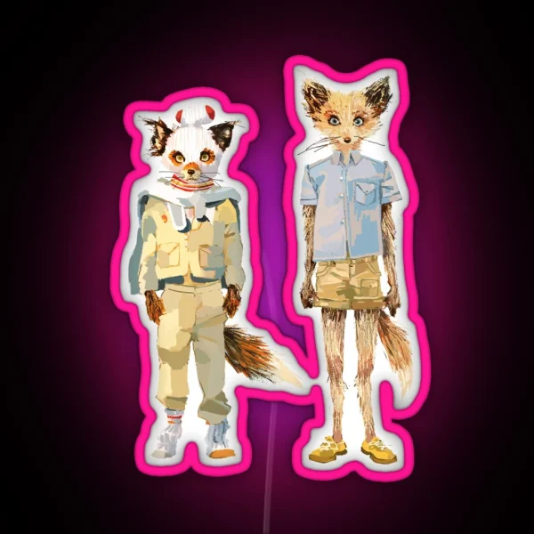 Fantastic Mr Fox RGB Neon Sign