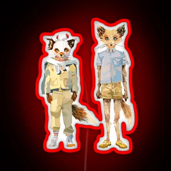 Fantastic Mr Fox RGB Neon Sign
