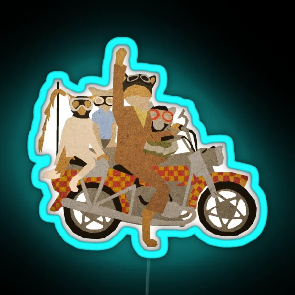 Fantastic Mr Motorcycle RGB Neon Sign
