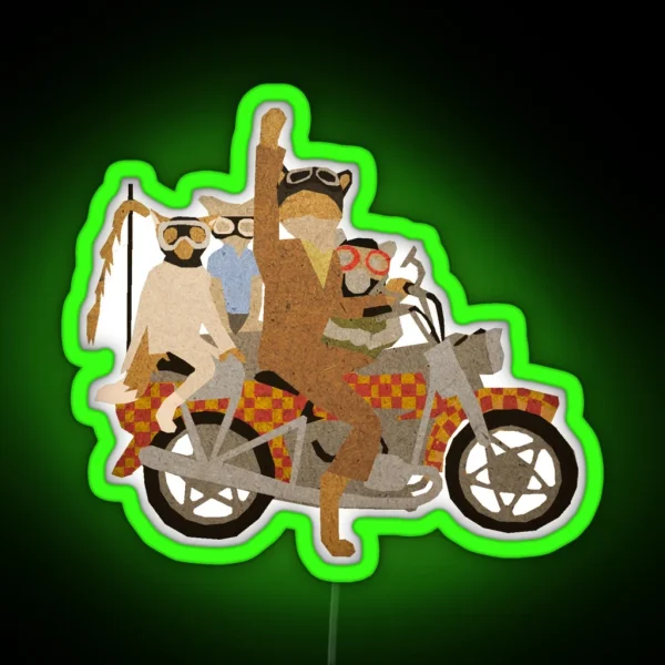 Fantastic Mr Motorcycle RGB Neon Sign