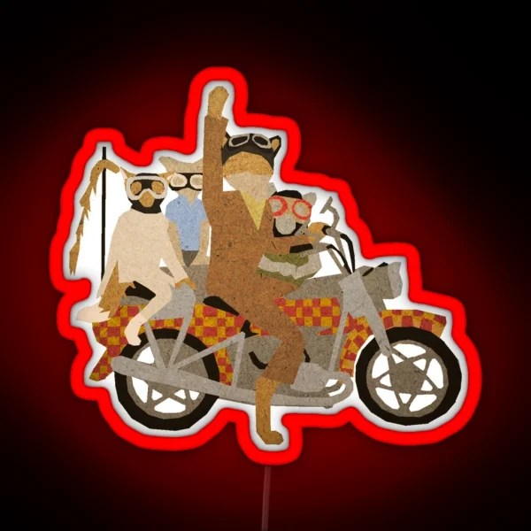 Fantastic Mr Motorcycle RGB Neon Sign