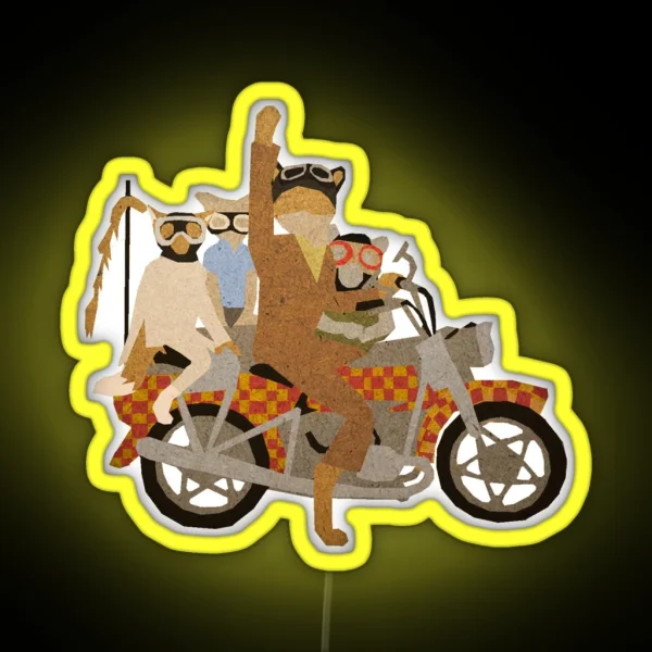 Fantastic Mr Motorcycle RGB Neon Sign