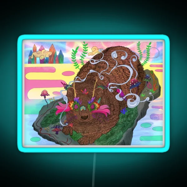 Fantastical Dassie RGB Neon Sign