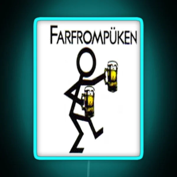 Farfrompukin RGB Neon Sign