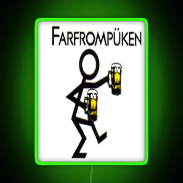 Farfrompukin RGB Neon Sign