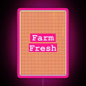 Farm Fresh RGB Neon Sign