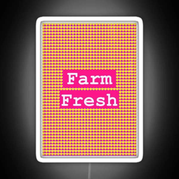 Farm Fresh RGB Neon Sign