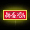 Dazzling RGB neon speed sign perfect for unique decorative lighting