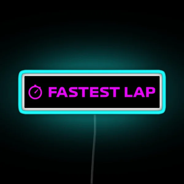 Fastest LAP V 2 F1 RGB Neon Sign