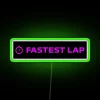 Vibrant F1 Racing Neon Sign with RGB Color Change Technology
