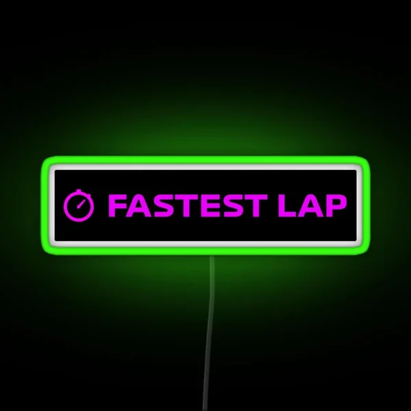 Fastest LAP V 2 F1 RGB Neon Sign