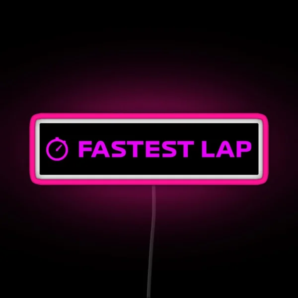 Fastest LAP V 2 F1 RGB Neon Sign