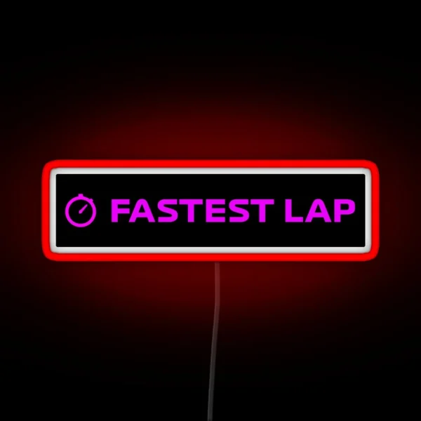 Fastest LAP V 2 F1 RGB Neon Sign