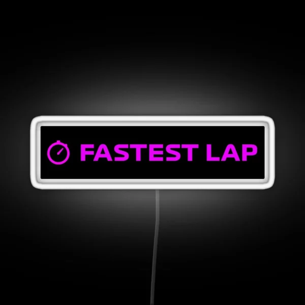 Fastest LAP V 2 F1 RGB Neon Sign
