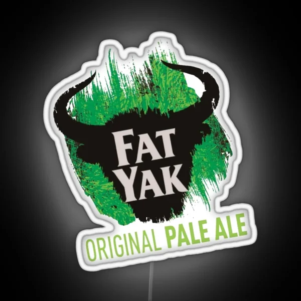 Fat Yak Logo RGB Neon Sign
