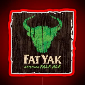 Fat Yak Logo RGB Neon Sign