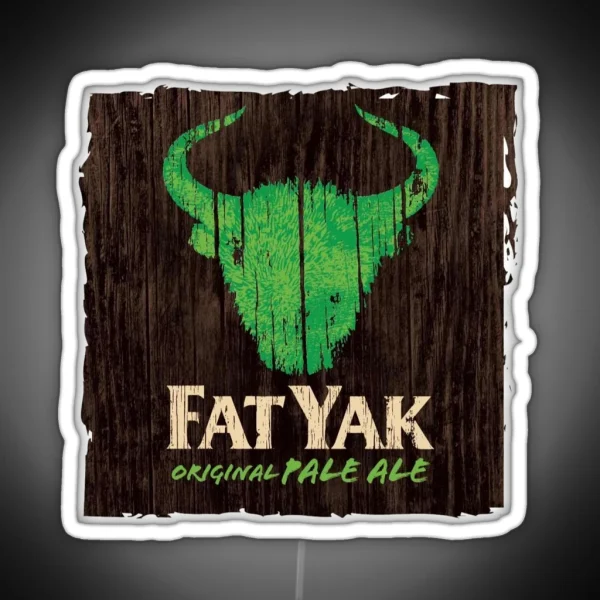 Fat Yak Logo RGB Neon Sign