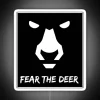 Add a quirky touch with deer inspired neon lighting decoration