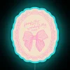 Faithfully Inspired Personalized Wall Sign with Color Changing LED Neon Accents