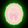 Beautifully designed RGB neon sign for inspirational faith-based home decor enthusiasts.