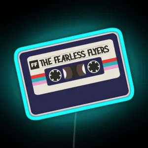 Fearless Flyers Tape RGB Neon Sign