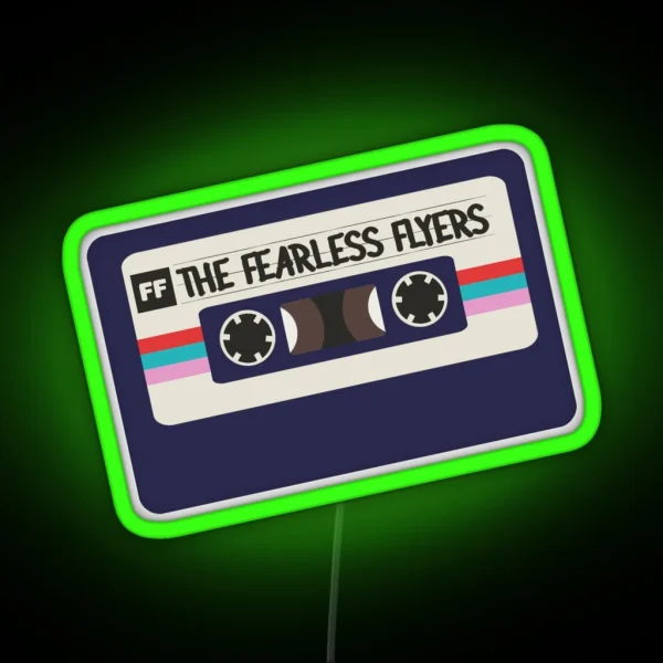 Fearless Flyers Tape RGB Neon Sign