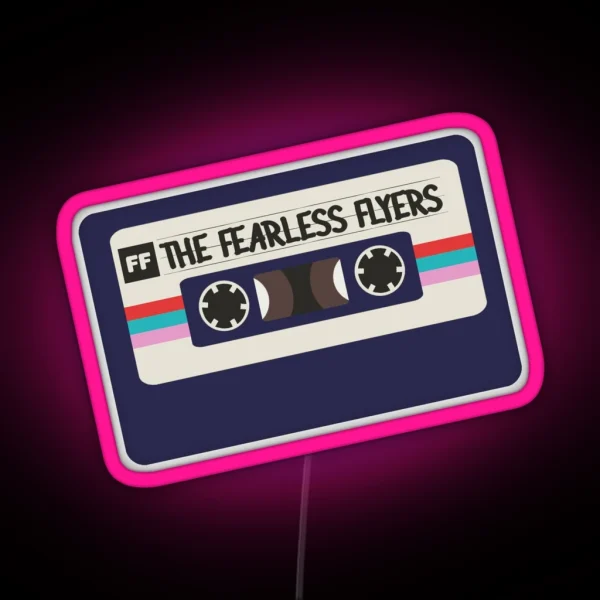 Fearless Flyers Tape RGB Neon Sign