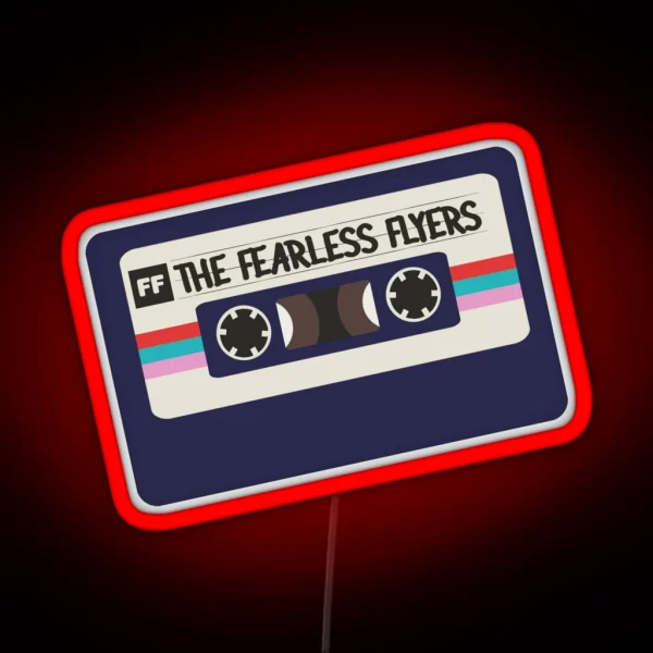Fearless Flyers Tape RGB Neon Sign
