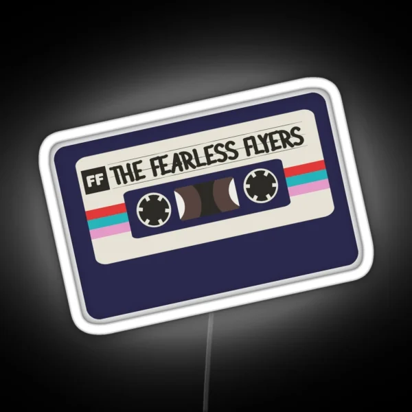 Fearless Flyers Tape RGB Neon Sign
