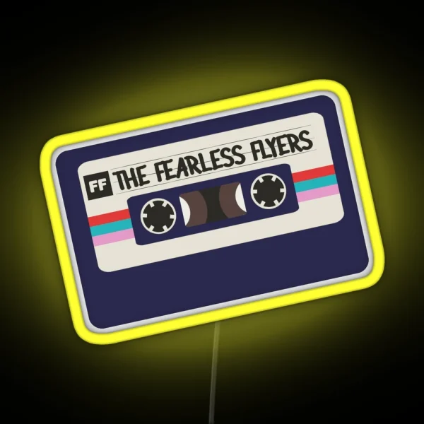 Fearless Flyers Tape RGB Neon Sign