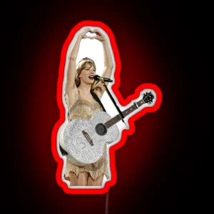 Fearless Taylor Swift Heart RGB Neon Sign