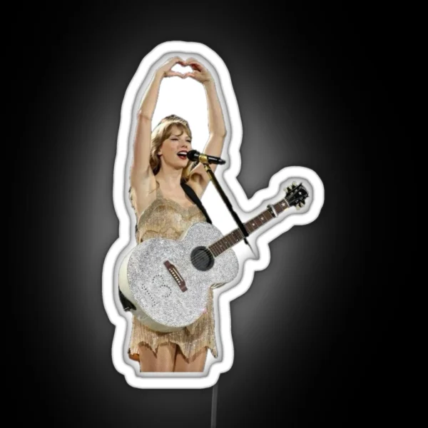 Fearless Taylor Swift Heart RGB Neon Sign