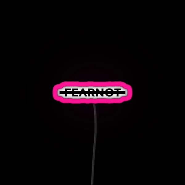 Fearnot Le Sserafim Fandom Black RGB Neon Sign