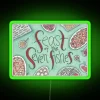 Traditional Italian Feast of the Seven Fishes decorative neon wall art