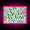 RGB LED canvas display for Feast of Seven Fishes tradition