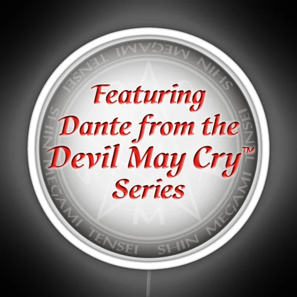 Featuring Dante From The Devil May Cry Series RGB Neon Sign