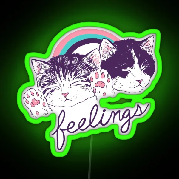Feelings RGB Neon Sign