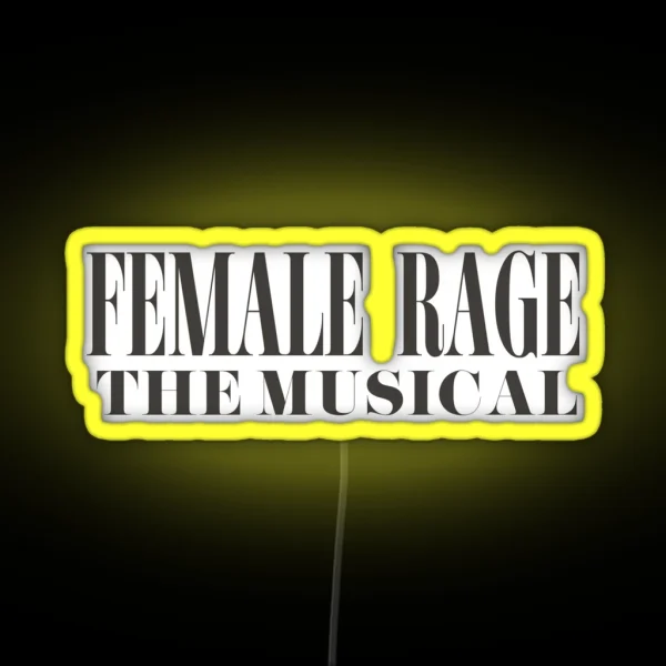 Female Rage The Musical TTPD The Eras Tour Taylor Swift RGB Neon Sign