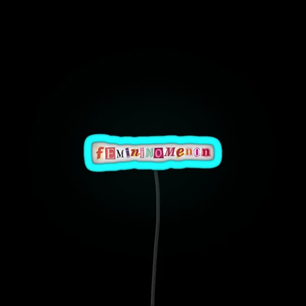 Femininomenon Babe Chappell Roan Lyric RGB Neon Sign