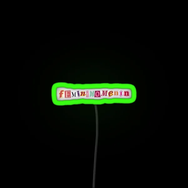 Femininomenon Babe Chappell Roan Lyric RGB Neon Sign