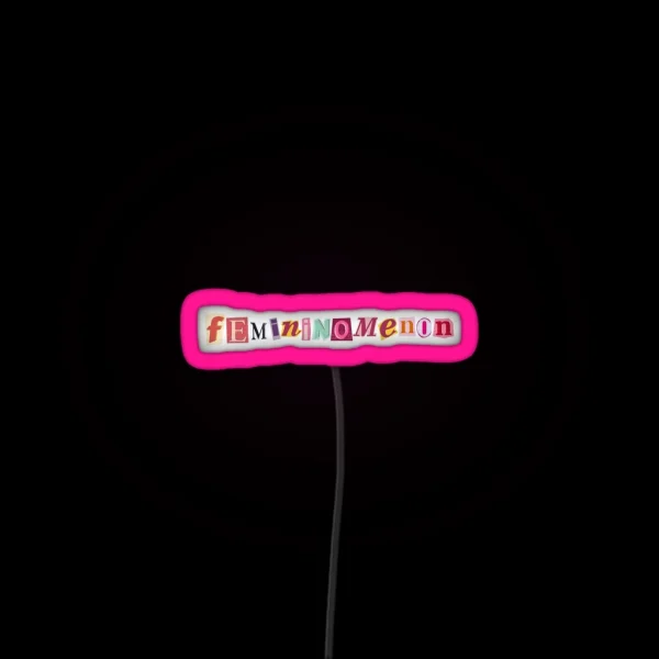 Femininomenon Babe Chappell Roan Lyric RGB Neon Sign