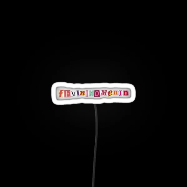 Femininomenon Babe Chappell Roan Lyric RGB Neon Sign