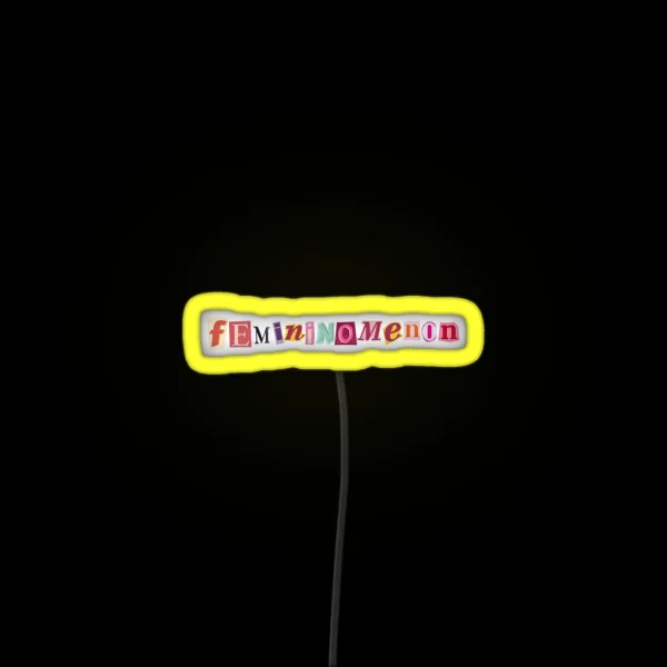 Femininomenon Babe Chappell Roan Lyric RGB Neon Sign