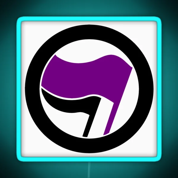 Feminist Antifa RGB Neon Sign