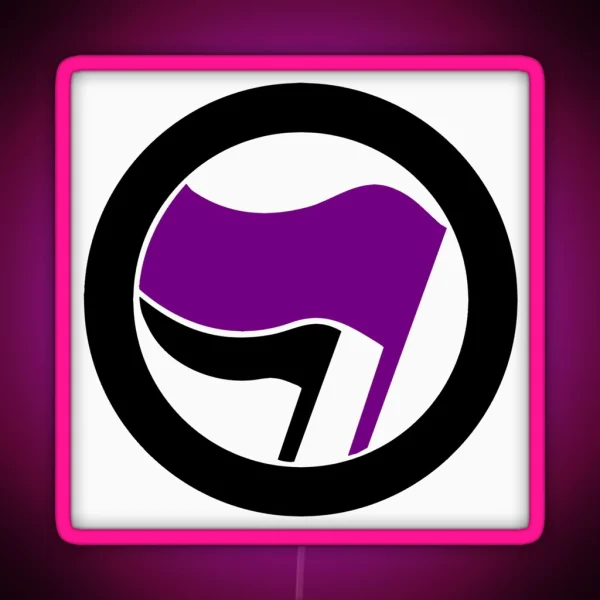 Feminist Antifa RGB Neon Sign