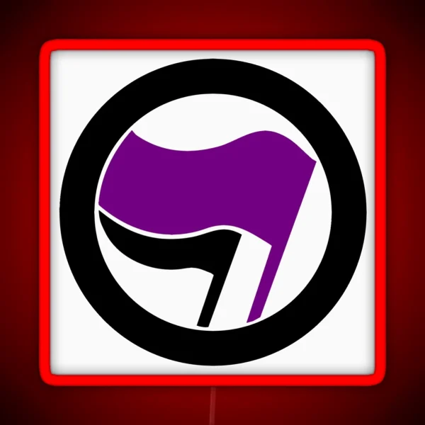 Feminist Antifa RGB Neon Sign